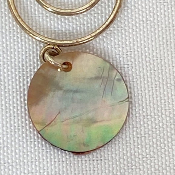 6 for$20❤️Elegant Silver and Pink Dangle Earrings mother of pearl - Picture 4 of 5